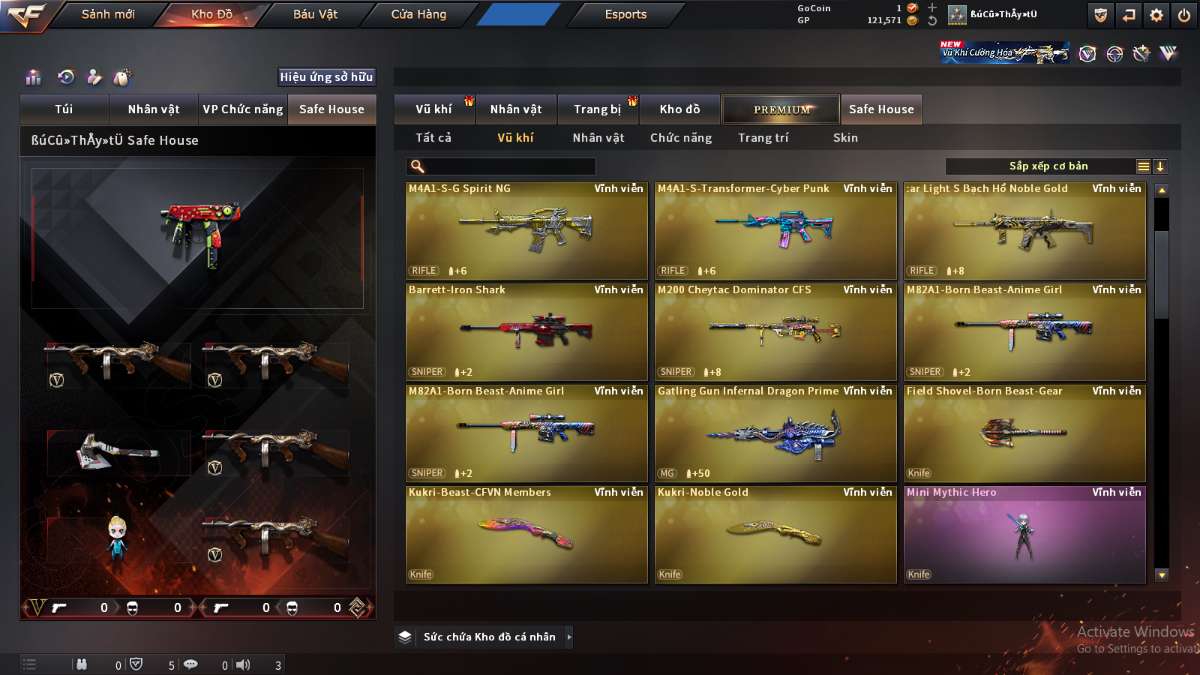 shop acc cf uy tin gia re